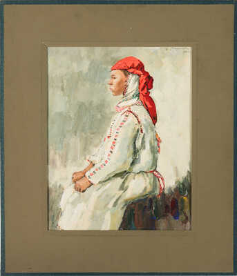 Радимов Павел Александрович.  Девушка в красном платке